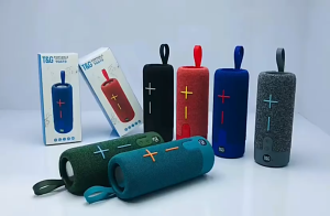 T&G TG619 TWS Fabric Portable Bluetooth Wireless Bass Super Bass Speaker Portable Bluetooth V5.0