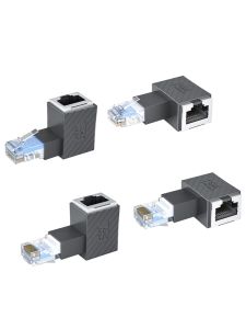 RJ45 Network Broadband Crystal Head Adapter Extension Connector Male to Female Interface Network Cable Connecting Adapter