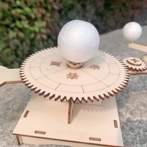 DIY Three Ball Astronomy Puzzle Toy for Kids - Science Technology Experiment Materials Gift Educational Student Activity Toy