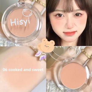Low Saturation Mahogany Rose Natural Matte Highlighting Blush for Students Pure Desire Wind Natural Cheek Toning And Brightening