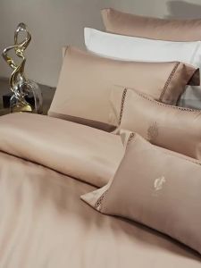 MENDALE | Bộ Đồ Chăn Ga Gối Cao Cấp Thêu Ren Bông Dài 100S Cotton Kéo Dài