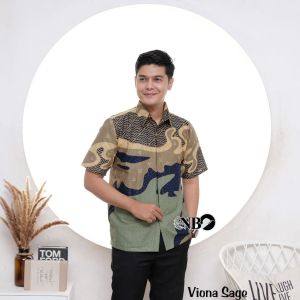 NEW MOTIF kemeja batik pria mikro murah berkualitas
