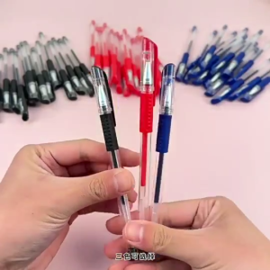 100 Pcs Gel Pen Ballpen Set Black Refill Sign Pens 0.5 mm Ball Pen School Student supplies