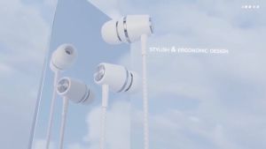 Inbox Rainbow-01 Earphone 3.5mm Ultra Bass HD Audio Stereo Microphone Headphone Headset Handsfree