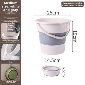 MEIZHUFU | Folding Large Capacity Water Storage Bucket