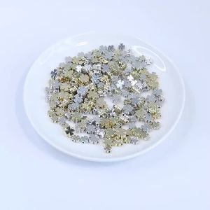 100-200pcs/lot 6/8mm Four Leaf Clover CCB Beads Hole 2mm Loose Spacer Beads For Jewelry Making DIY Necklace Bracelet Accessories