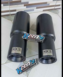 Knalpot mobil HKS Gronel full hitam mobil bensin carry futura avanza xenia dan mobil lain nya