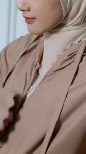 Aurellia Fashion-Mukena Dewasa Travelling Lasercut 2IN1 Katun Mikro Super silky Maira