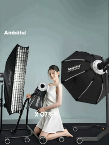 AMBITFUL | Hộp Sáng Mềm Hình Bát Giác Nhanh Chuyển Cho Chiếu Sáng Chụp Ảnh Ngoài Trời