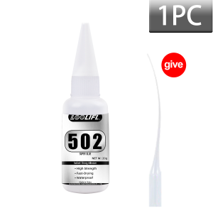 Hot Sell 25pcs 502 Super Glue Instant Quick-drying Cyanoacrylate Adhesive Leather Rubber Wood Metal Strong Bond Liquid GlueTool
