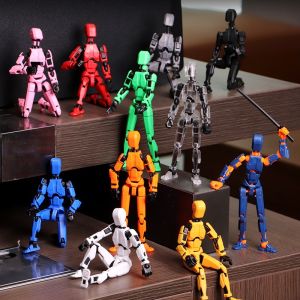 Dummy 13 Action Figure 3d Printed Toys Multi Jointed Movable Robot Lucky 13 Action Figure Movable Joints Toy