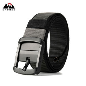 UPGREE Men Belt Outdoor Tactical Belt Adjustable Belt Rotating Buckle Nylon Waistband Double-Sided Two-Color Belt Youth Sports Canvas Pant Belt Simple Nice Waistband Nylon