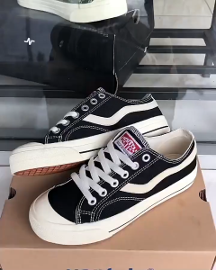 (PROMO TERMURAH)Sepatu Ventela Public Low Black Natural / Sepatu Sneakers Pria Wanita