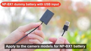 [Kingma] USB-A Dummy Battery to Sony NP-BX1 for indoor or outdoor shooting / BX1