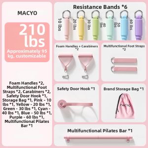 MACYO | back workout Resistance Bands For Full Body Workout