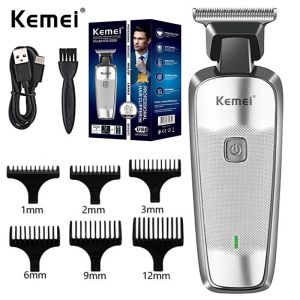 Kemei KM-5089 Mini Hair Clipper Professional Hair Cut Machine Trimmer Portable Barber Shaver Razor Bald Head 0mm