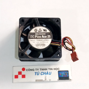 Quạt 6Cm dày 2.5Cm / Điện áp DC 12V Loại 3 dây đầu cắm 3 Pin (Quạt tháo máy LK)