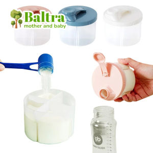 Baltra 4 Grid Portable Baby Food Storage Box Essential Cereal Infant Milk Powder Box Toddler Kids Snacks Container