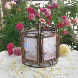 4/5 Inch Wedding Picture Frame Vintage Decoration Home Photo Frame Ornaments Living Room Desk Office Windmill Carousel Frames