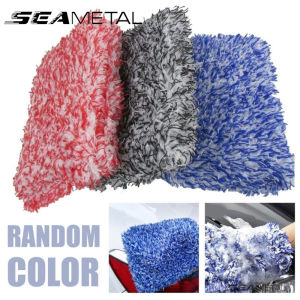 SEAMETAL Plush Car Wash Sponge Block Abrasion Resistant And Durable Foam Car Body Tires Wheels Plush brush