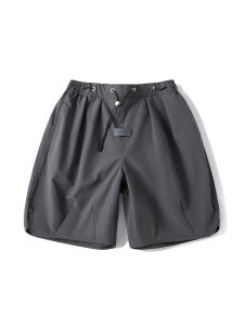 กางเกงขาสั้นทำงานลำลองสำหรับผู้ชาย M-Yes Pure Color กางเกงขาสั้นห้าส่วน น้ำหนักเบา แห้งเร็ว ฤดูร้อน ทรงหลวม กางเกงขายาวห้าส่วน