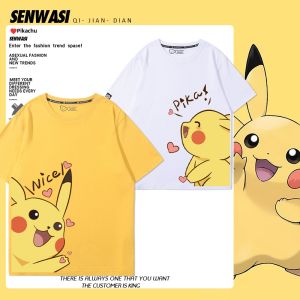 senwdsi | Cute Pikachu Cotton T-Shirt