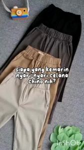 Celana Panjang Anak Katun Twill: QUINCY CHINO oleh Awesomekids&co