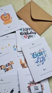 Kartu Ucapan Karakter Part 3: Greeting Card, Ucapan Terima Kasih & Ulang Tahun