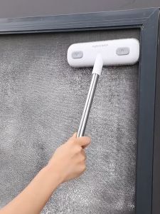 Không cần tháo rời chổi vệ sinh kính cửa sổ màn hình dụng cụ vệ sinh kính đa năng xoay 360 độ có tay cầm dài