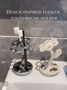 ชุดชั้นวางแปรงสีฟันนักเรียน ถ้วยล้าง ที่วางแปรง ที่ใส่แปรงสีฟันไฟฟ้าพลาสติก ดีไซน์เรียบหรู