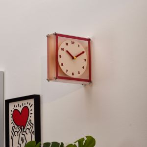 💥Dream Best🔥 Nordic Creative Double-sided Wall Clock Modern Design Square Corner Clock Living Room High-end Home Decor