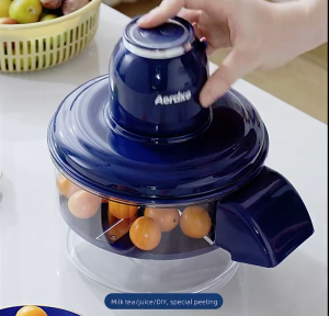 เครื่องปอกเปลือกไฟฟ้า เครื่องปอกเปลือกอัตโนมัติอเนกประสงค์ ปอกผลไม้และผักได้  เครื่องมือสะดวก ประหยัดเวลา