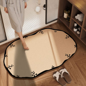 Vintage Anti-slip Water-absorbing Quick-dry Bathroom Mat