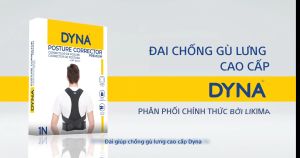 Đai Gù Lưng Cột Sống Cao Cấp - Đai Cố Định Thắt Lưng Cột Sống Dyna 1456 - LIKIMA