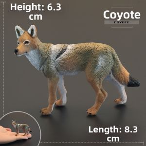 MENGSILE | Solid Realistic Animal Toy Wolf Model