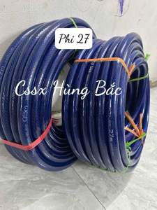 Cuộn 20m-30m dây dẫn nước lưới dẻo phi 27 màu xanh dương