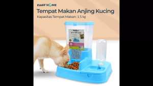 TaffHOME Tempat Makan Anjing Kucing & Pet Food Dispenser