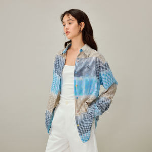 INMAN | Color Gradient Design Casual Loose Shirt