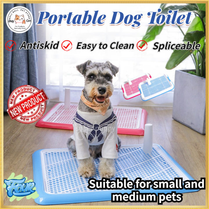 【Ready stock】dog toilet training tray (With Stand) Train pets to