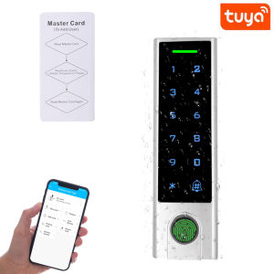 Khóa Thông Minh WiFi Tuya APP Điều Khiển 125Khz RFID IP66 Bộ Điều Khiển Truy Cập Không Dây Bằng Vân Tay Chống Nước