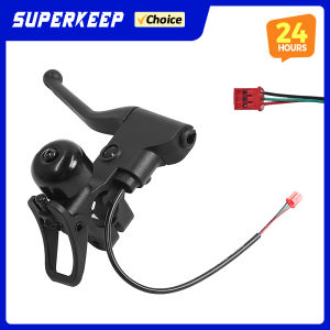 Electric Scooter Handlebar Brake With Bell for Xiaomi 4 Lite 2nd Gen Handle Brake Lever Include Folding Hook Kickscooter Parts