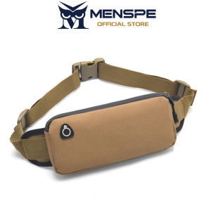 MENSPE Sports Waist Bag Fashion Men Bag Mini Chest Bag Shoulder Bag Phone Bag Waterproof Oxford Running Bum Bag Portable Gym Bag Causal Cross-body Bag for Running Cycling Hiking Walking
