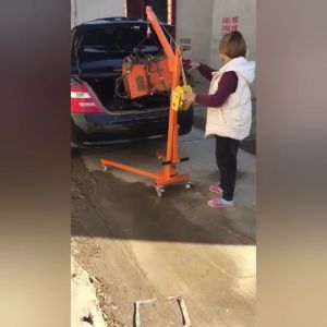 Special Offer: CHUANGCHAO 1200/2600LBS Winch Pulley Manual Winch Heavy Duty Hand Crank Winch Automatic Brake Ratchet Switch With Hook Ratchet Switch With Hook