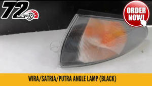 Proton Wira Satria Putra Corner Lamp Angle Lamp Signal Lamp lampu (Black)