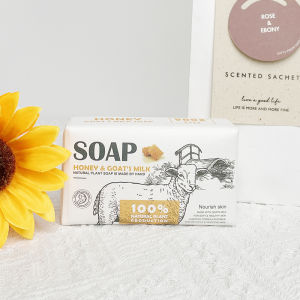 Natural Goat Milk Handmade Soap Essential Oil Bathing Facial Cleansing Oil Control Rose Long Lasting Fragrance Gift