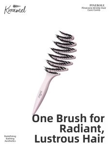 KRRAMEL | Boar Bristle Volume Enhancing Hair Brush gift