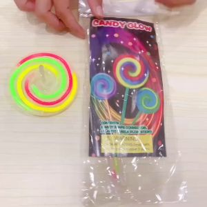 2 In 1 Lollipop Glow Stick Candy Glow | Stick In the dark  ( Mainan Anak )