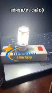 Bóng led bắp 3 chế độ ánh sáng E27/E14 - MÀU SẮC THAY ĐỔI SAU MỖI LẦN BẬT TẮT
