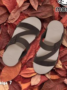 MONIGA Summer Casual Slip-On Slippers Lightweight Indoor Outdoor Anti-Slip Wear-Resistant Slope Heel Bottom Home Use Sandals