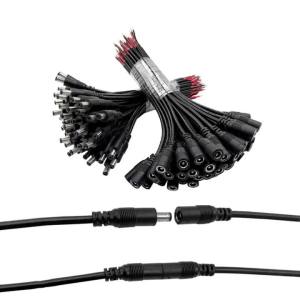 1PCS 18AWG 5.5x2.1mm DC Male or Female Power Plug Cable Jack Adapter Connector 12V 10A Power Supply Cords DIY For CCTV LED